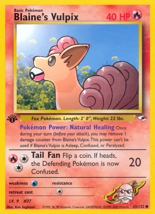 Blaine's Vulpix - Gym Heroes 065/132 (Regular)