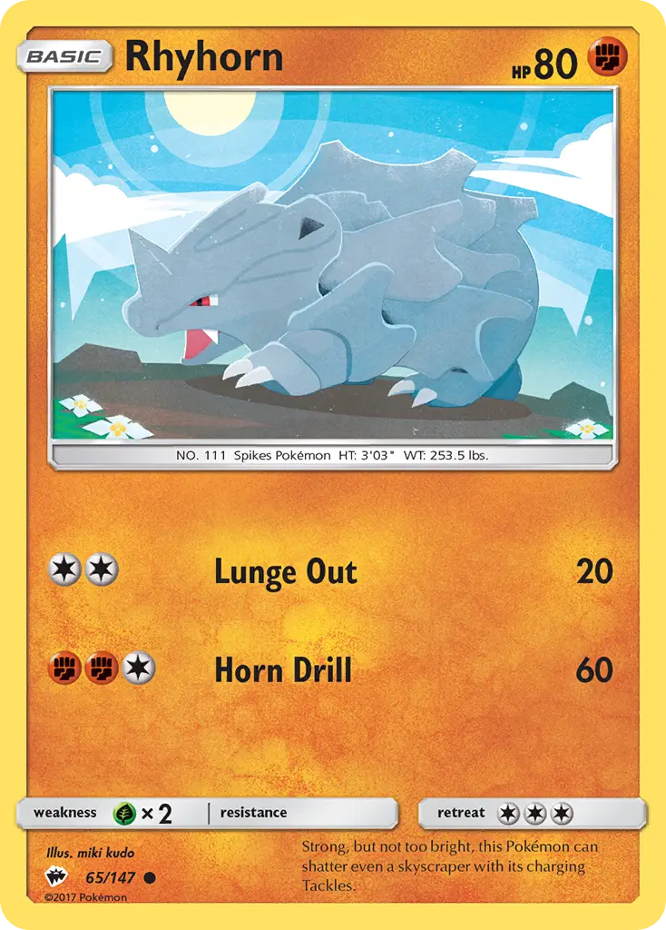 Rhyhorn - Burning Shadows 065/147 (Regular)