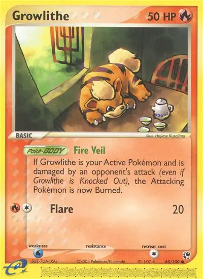 Growlithe - Sandstorm 065/100 (Regular)