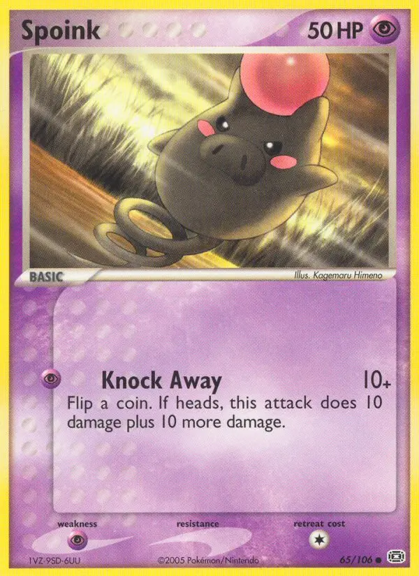 Spoink - Emerald 065/106 (Regular)