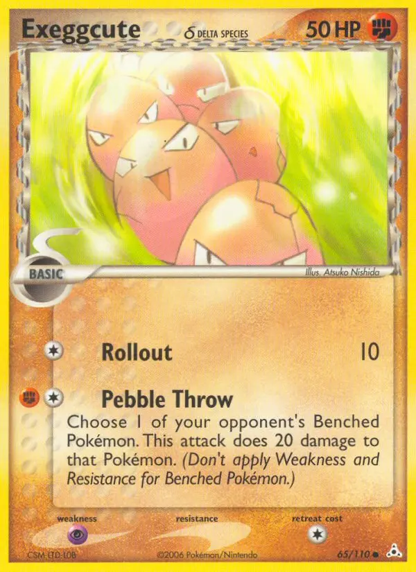 Exeggcute δ - Holon Phantoms 065/110 (Regular)