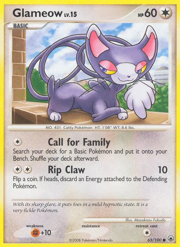 Glameow - Majestic Dawn 065/100 (Reverse Holo)