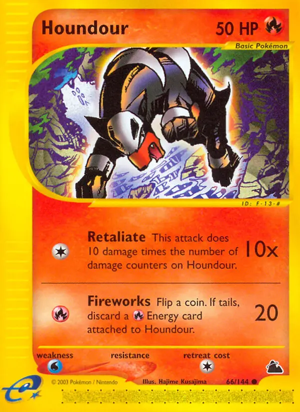 Houndour - Skyridge 066/144 (Reverse Holo)