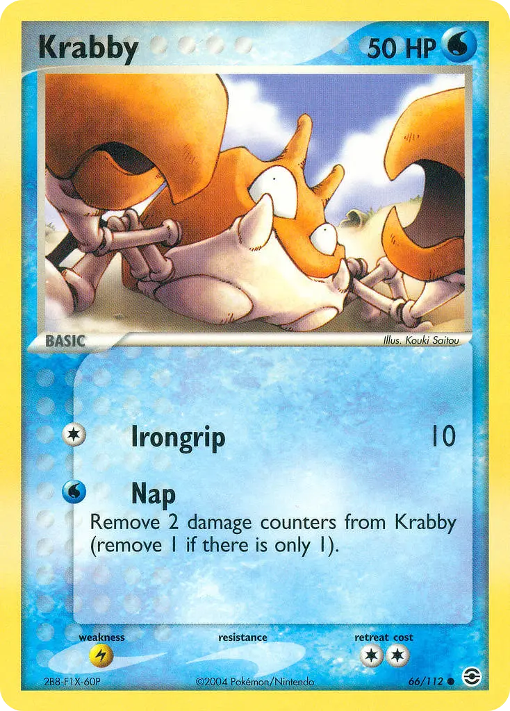Krabby - FireRed & LeafGreen 066/112 (Regular)