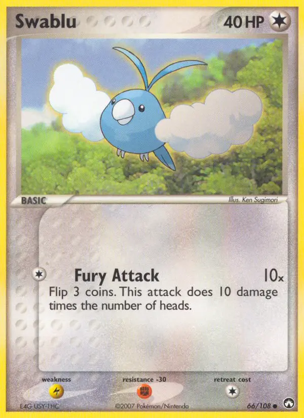 Swablu - Power Keepers 066/108 (Reverse Holo)