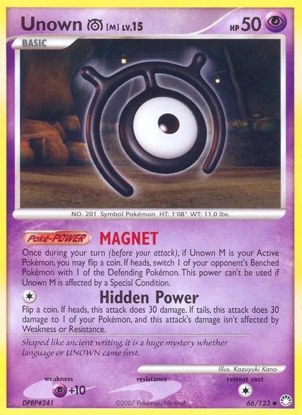 Unown [M] - Mysterious Treasures 066/123 (Regular)