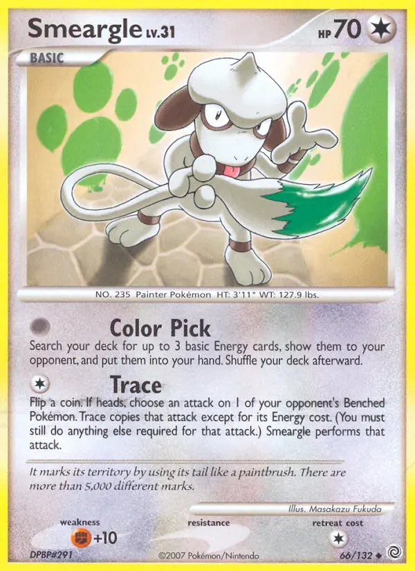 Smeargle - Secret Wonders 066/132 (Reverse Holo)