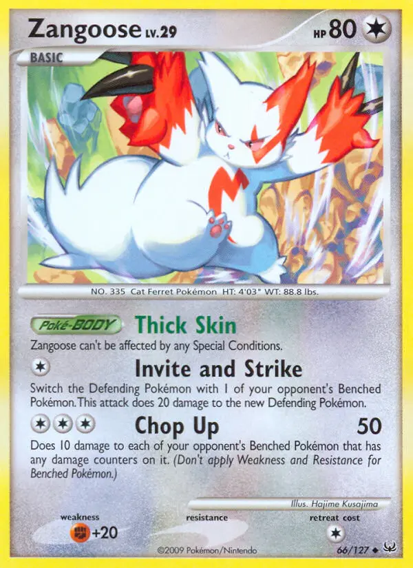 Zangoose - Platinum 066/127 (Reverse Holo)