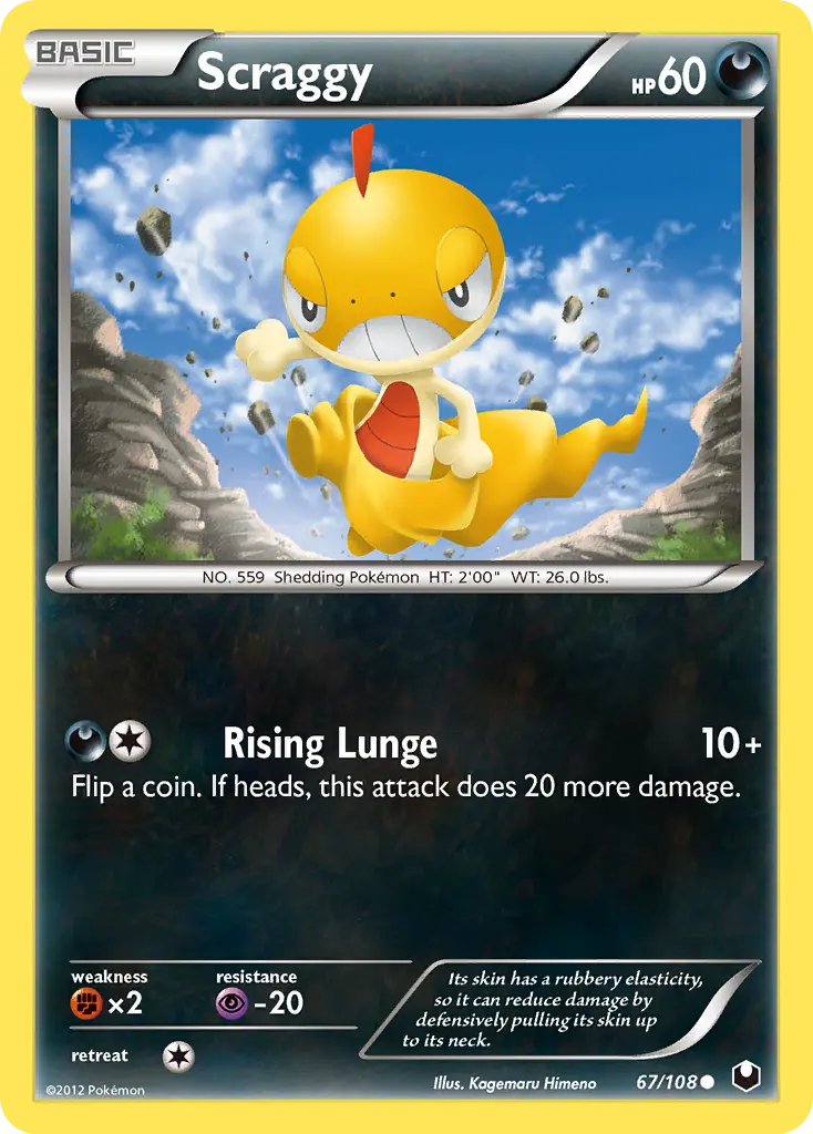 Scraggy - Dark Explorers 067/108 (Regular)