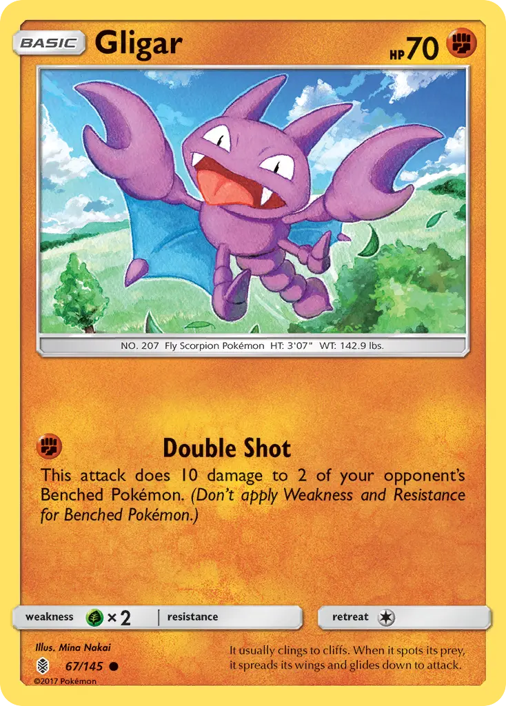 Gligar - Guardians Rising 067/145 (Regular)