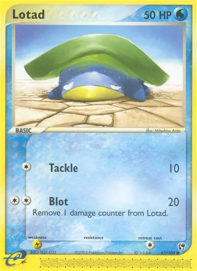 Lotad - Sandstorm 067/100 (Regular)