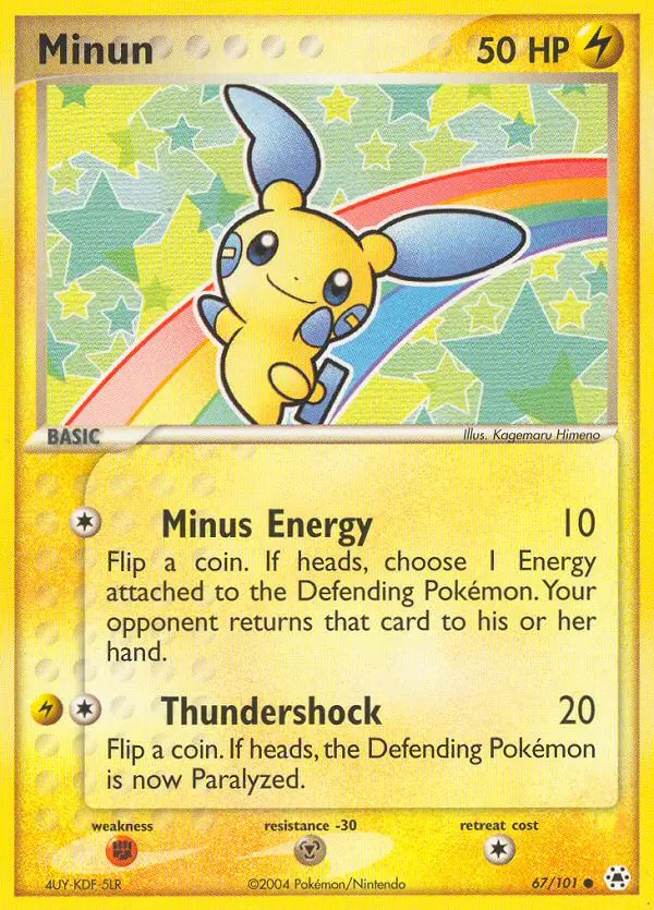 Minun - Hidden Legends 067/101 (Regular)