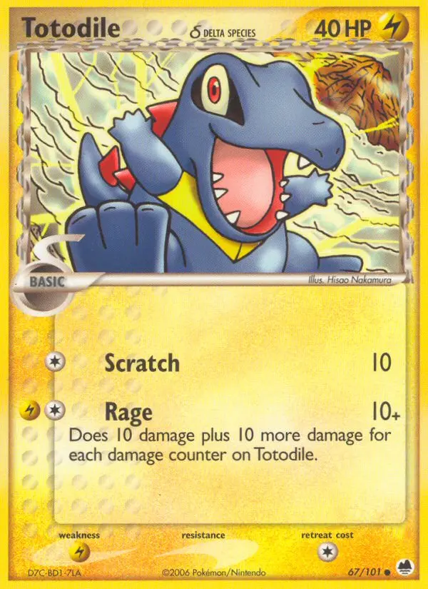 Totodile δ - Dragon Frontiers 067/101 (Regular)
