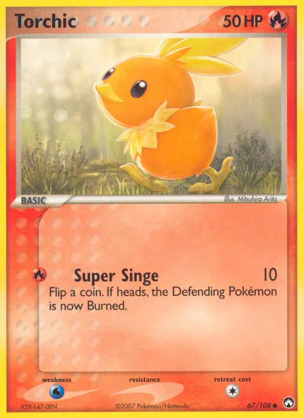 Torchic - Power Keepers 067/108 (Reverse Holo)
