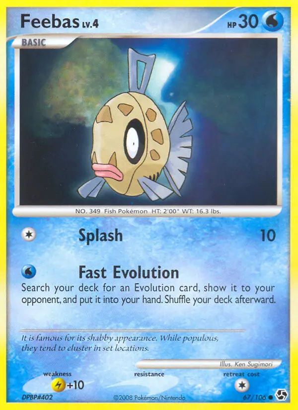 Feebas - Great Encounters 067/106 (Reverse Holo)