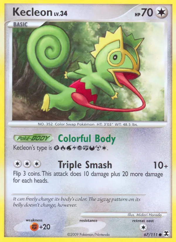 Kecleon - Rising Rivals 067/111 (Reverse Holo)