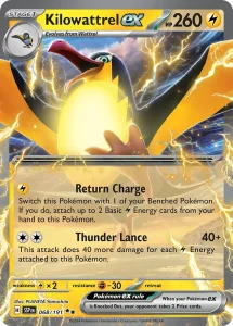 Kilowattrel ex - Surging Sparks 068/191 (Holo)