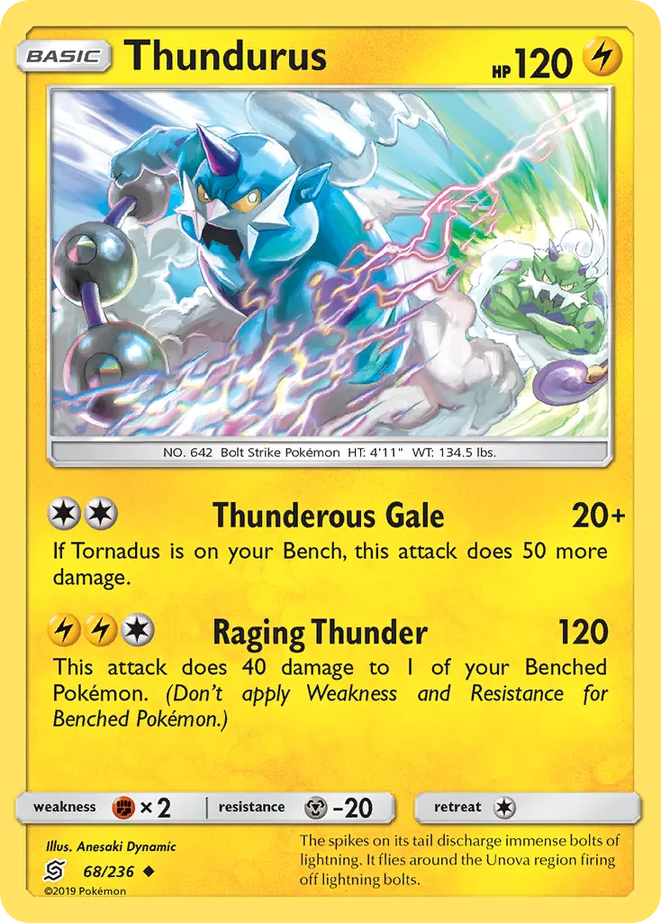 Thundurus - Unified Minds 068/236 (Regular)