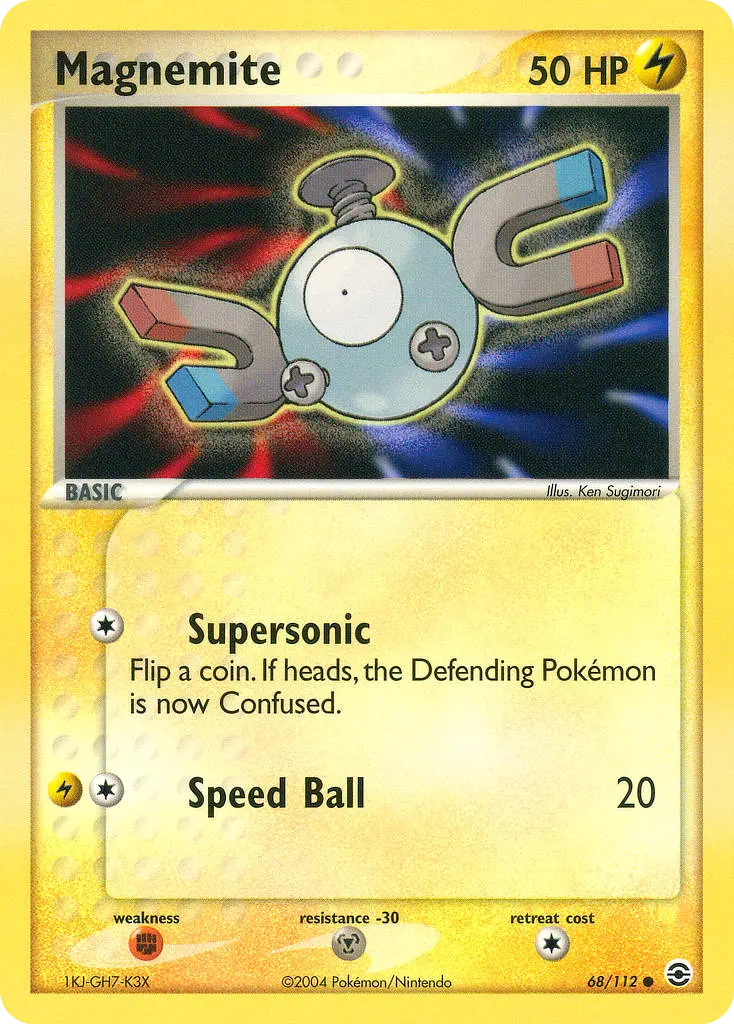 Magnemite - FireRed & LeafGreen 068/112 (Regular)