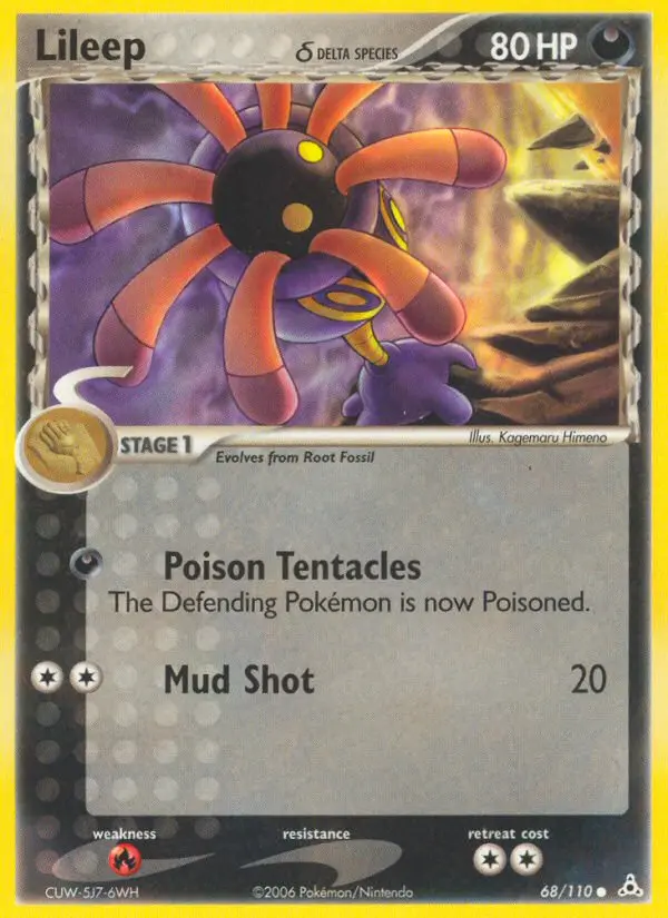 Lileep δ - Holon Phantoms 068/110 (Regular)