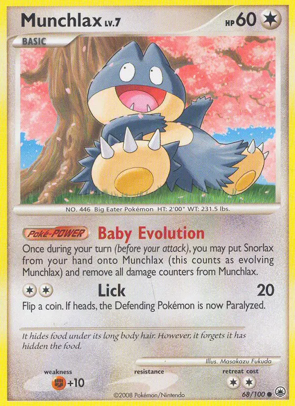 Munchlax - Majestic Dawn 068/100 (Regular)