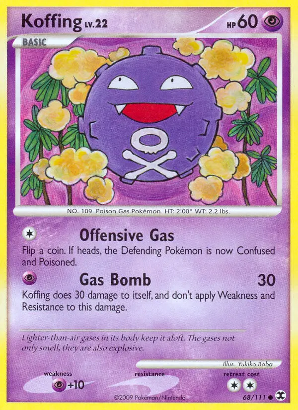 Koffing - Rising Rivals 068/111 (Reverse Holo)