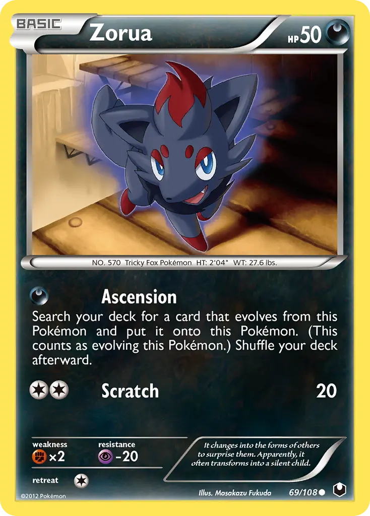 Zorua - Dark Explorers 069/108 (Regular)