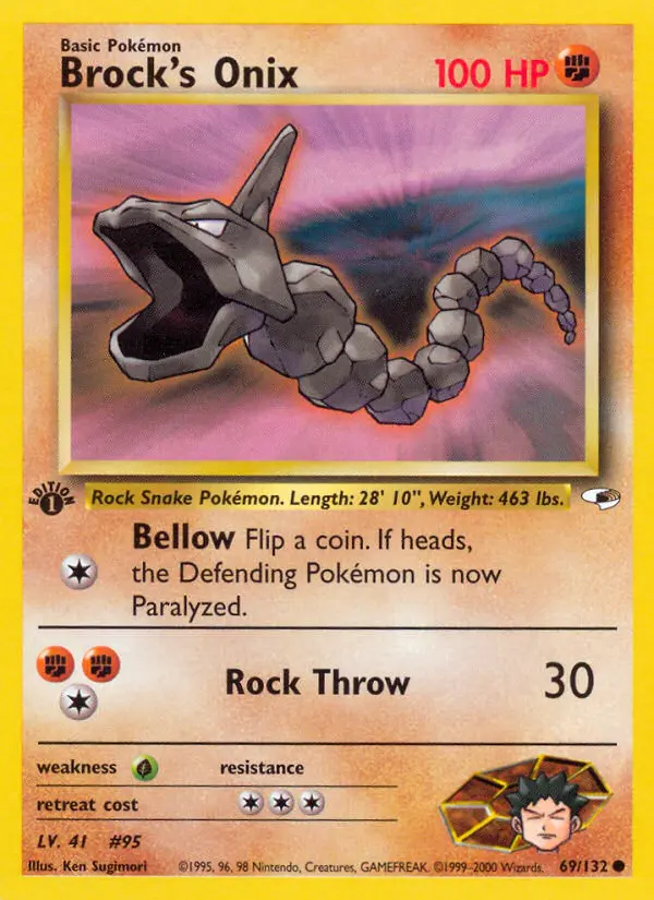 Brock's Onix - Gym Heroes 069/132 (Regular)