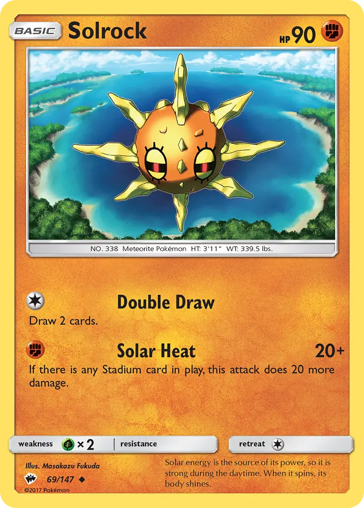 Solrock - Burning Shadows 069/147 (Regular)