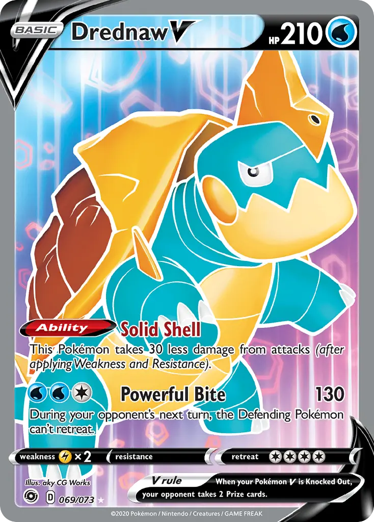 Drednaw V - Champion's Path 069/073 (Holo)