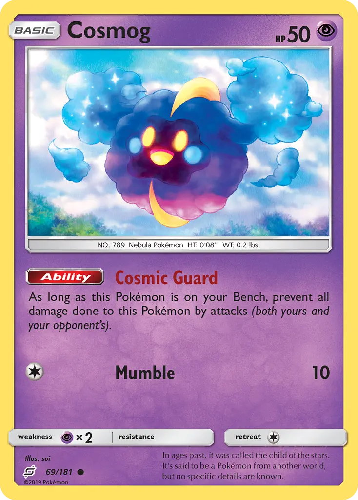 Cosmog - Team Up 069/181 (Reverse Holo)