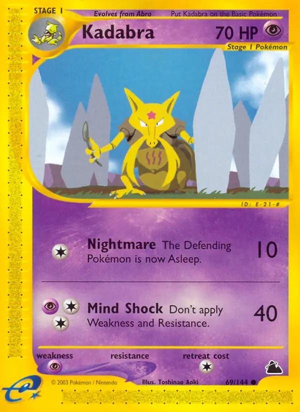 Kadabra - Skyridge 069/144 (Regular)