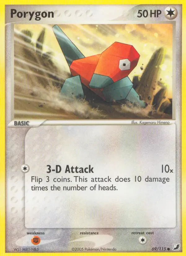 Porygon - Unseen Forces 069/115 (Regular)