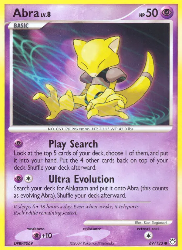 Abra - Mysterious Treasures 069/123 (Regular)