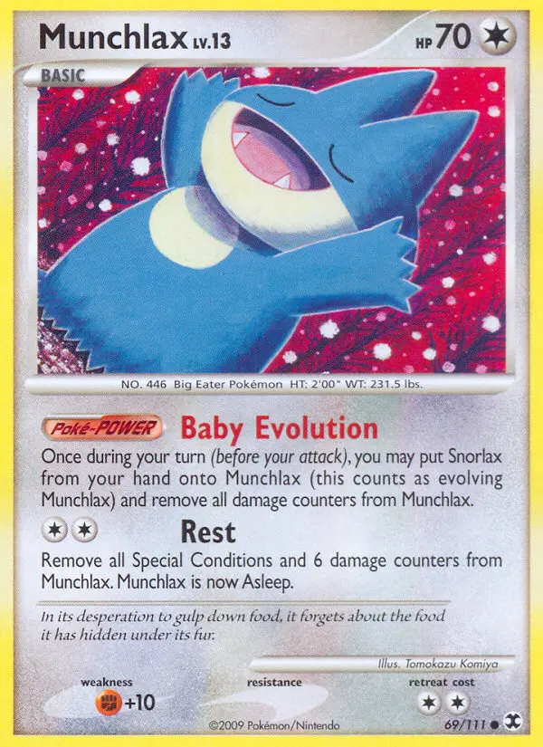 Munchlax - Rising Rivals 069/111 (Reverse Holo)