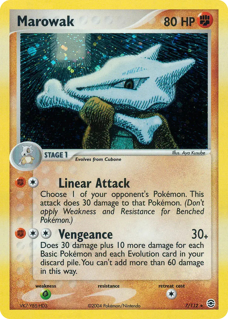 Marowak - FireRed & LeafGreen 007/112 (Reverse Holo)