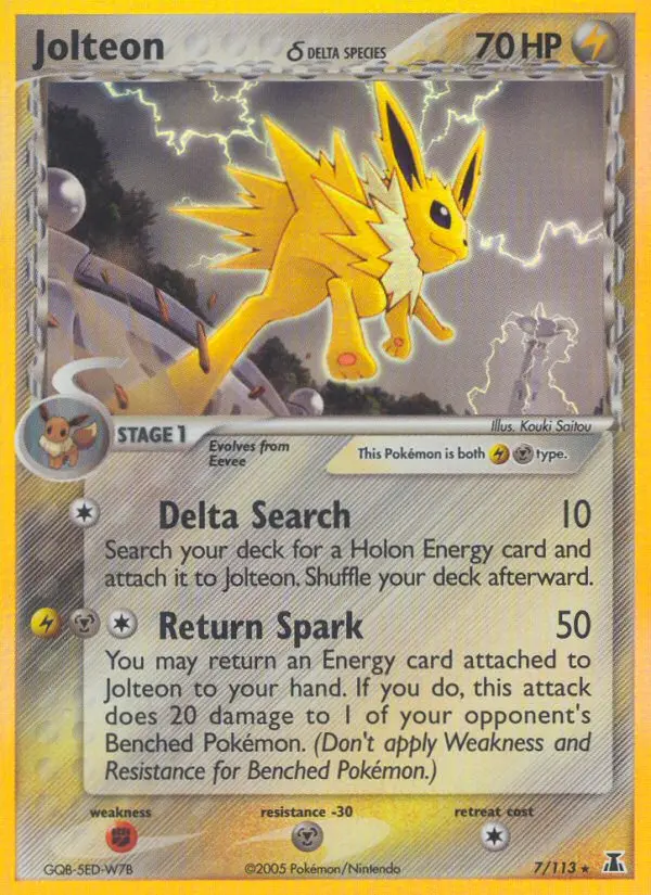 Jolteon δ - Delta Species 007/113 (Holo)