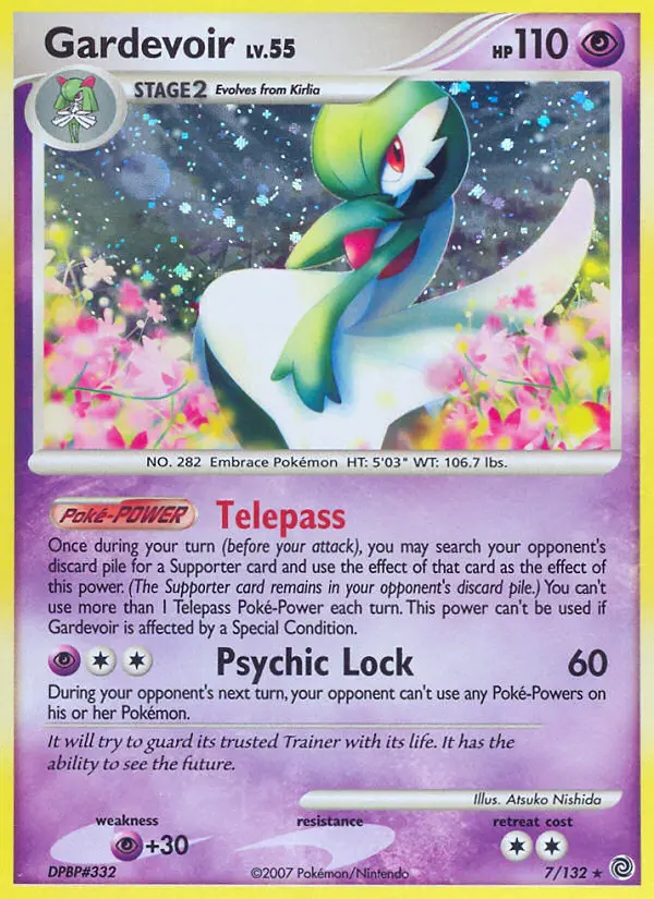 Gardevoir - Secret Wonders 007/132 (Reverse Holo)