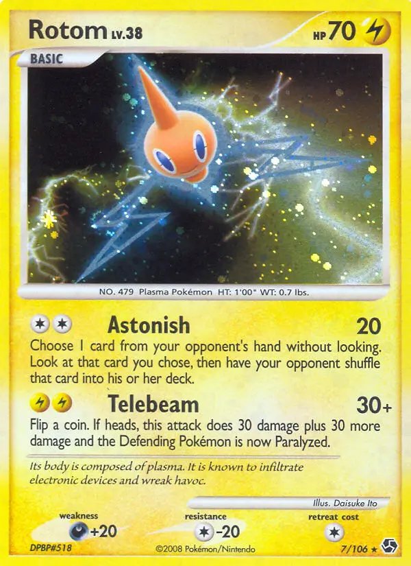 Rotom - Great Encounters 007/106 (Reverse Holo)