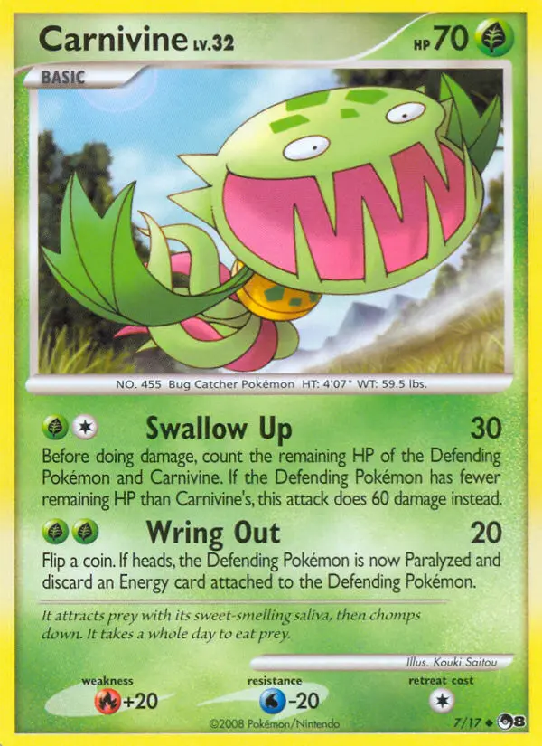 Carnivine - POP Series 8 007/017 (Regular)