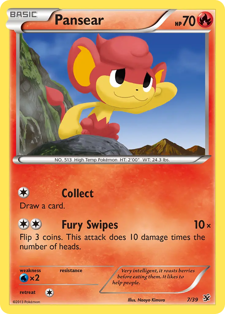 Pansear - Kalos Starter Set 007/039 (Regular)