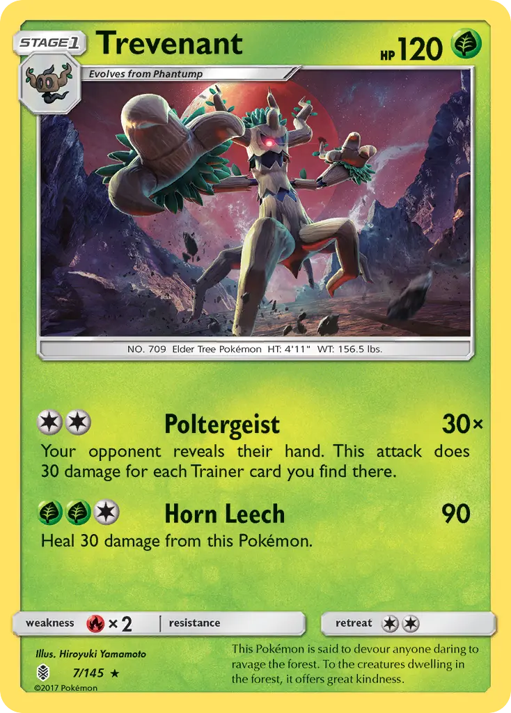 Trevenant - Guardians Rising 007/145 (Regular)