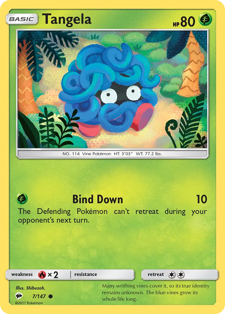 Tangela - Burning Shadows 007/147 (Regular)