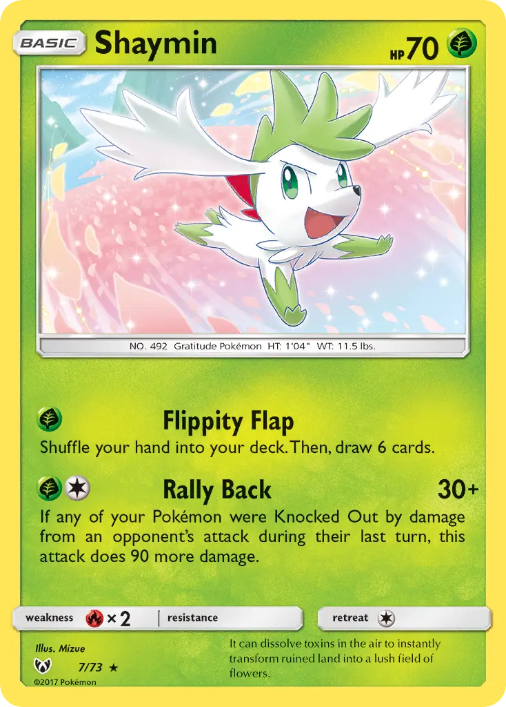 Shaymin - Shining Legends 007/073 (Reverse Holo)