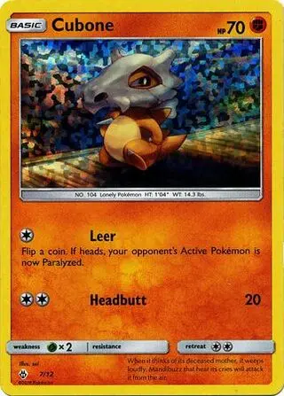 Cubone - McDonald's Collection 2018 007/012 (Holo)