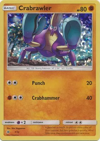 Crabrawler - McDonald's Collection 2017 007/012 (Holo)