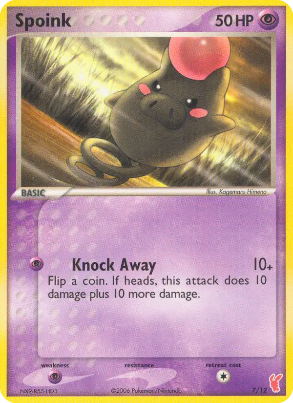 Spoink - EX Trainer Kit 2 Plusle 007/012 (Regular)