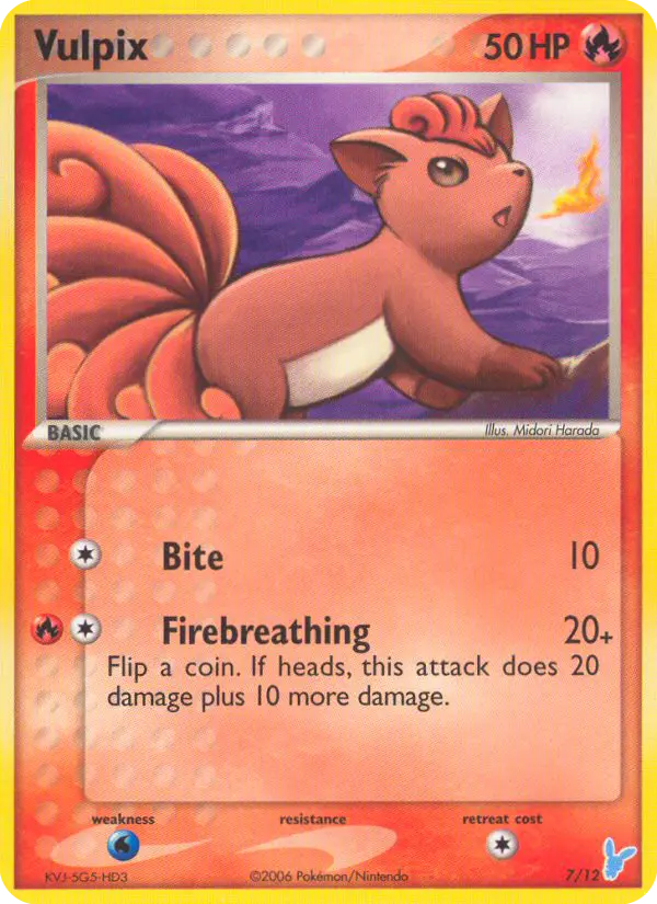 Vulpix - EX Trainer Kit 2 Minun 007/012 (Regular)