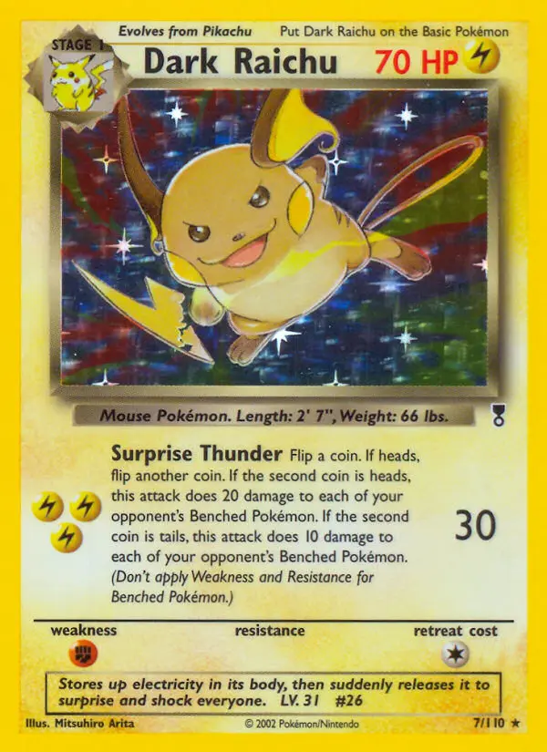 Dark Raichu - Legendary Collection 007/110 (Holo)