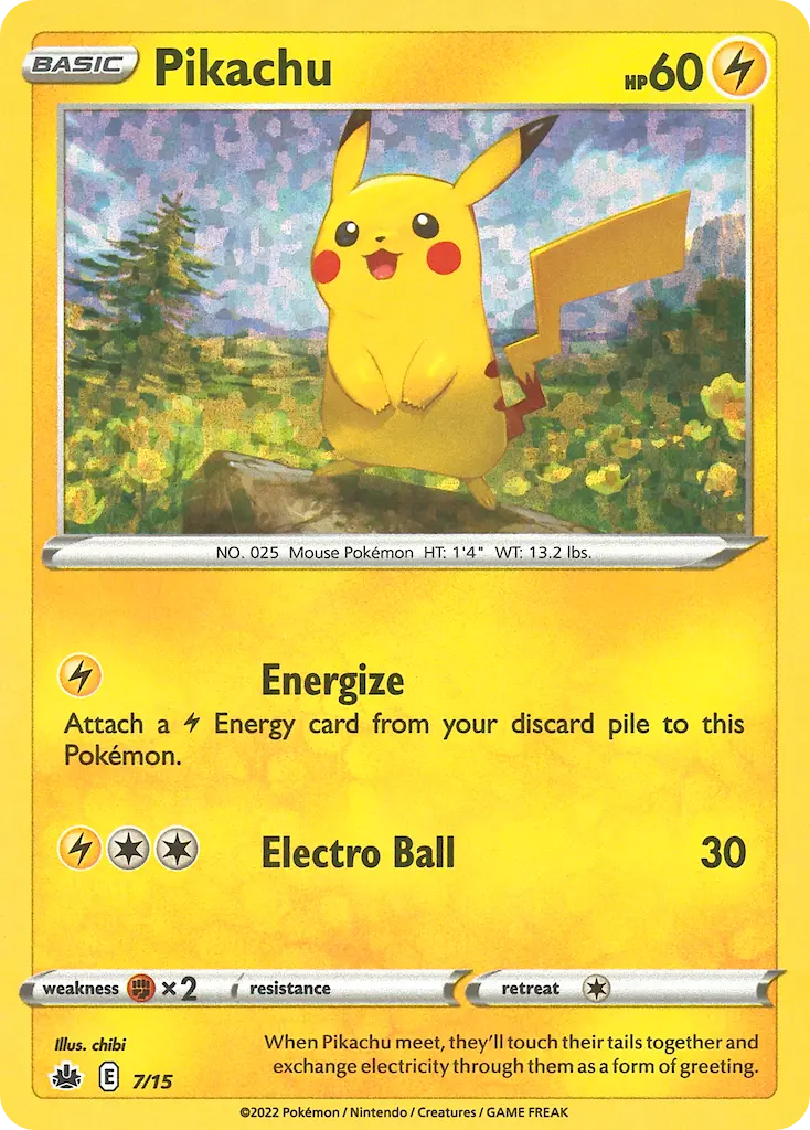 Pikachu - McDonald's Collection 2022 007/015 (Holo)